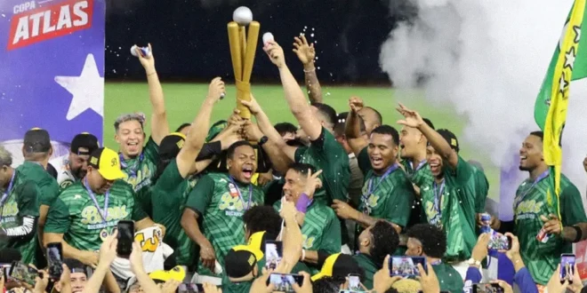 Celebración de Bocas del Toro como bicampeón del Béisbol Mayor 2026