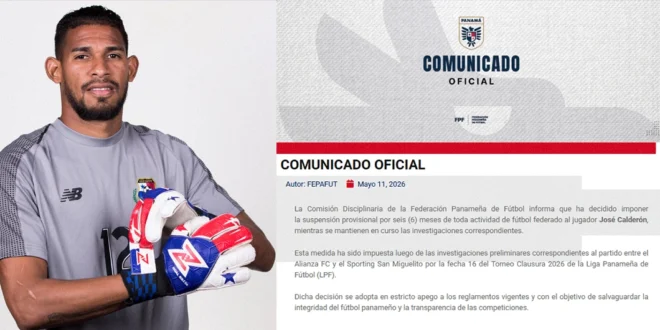 Suspensión de José Calderón por la Fepafut