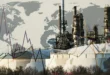 Gráfico de fluctuación de acciones de petroleras durante la crisis del Golfo