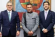 El Ministro de la Presidencia Juan Carlos Orillac en reunión estratégica con autoridades de Guyana