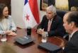 El presidente de Panamá José Raúl Mulino en reunión de trabajo con la líder opositora venezolana María Corina Machado
