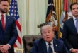 Donald Trump en la Casa Blanca analizando la situación geopolítica y de seguridad con Irán