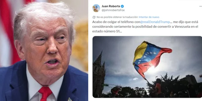 Declaraciones de Donald Trump sobre la posible anexión de Venezuela
