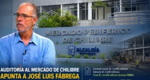Auditoría del Mercado de Chilibre y gestión de José Luis Fábrega