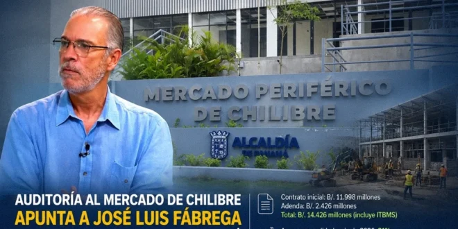 Auditoría del Mercado de Chilibre y gestión de José Luis Fábrega