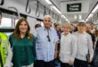 Tren monorriel de la Línea 3 del Metro de Panamá durante pruebas técnicas