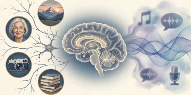 Representación neuronal de la memoria visual y auditiva