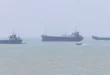 Buques petroleros navegando en el estrecho de Ormuz tras la desescalada bélica