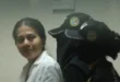 Zenia Vásquez ingresando a la audiencia de garantías en el Sistema Penal Acusatorio de Panamá