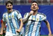 Lionel Messi celebrando un gol con la selección argentina en el Mundial 2026