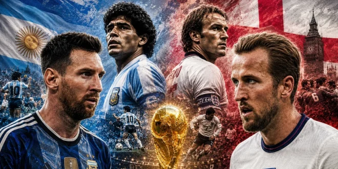 Argentina vs Inglaterra en el Mundial 2026
