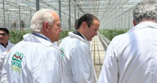 Delegación panameña visitando instalaciones de alta tecnología en Agropark Querétaro