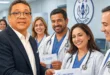 Director de la CSS Dino Mon Vásquez durante el anuncio de pagos a médicos.