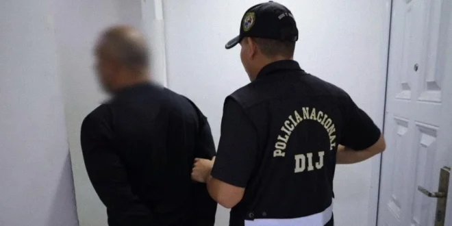 Detención de Noriel Arauz por la Policía Nacional