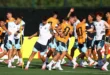 Entrenamiento de la selección argentina en Kansas previo al partido de cuartos de final