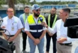 Directivos del Idaan inspeccionando la planta potabilizadora de Chilibre.