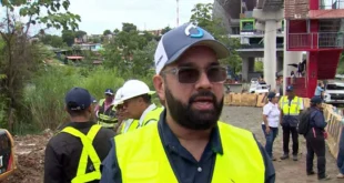 Operativo de reparación de fugas de agua del IDAAN en Arraiján