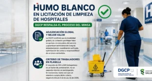 Licitación de servicios de limpieza de hospitales públicos por el MINSA