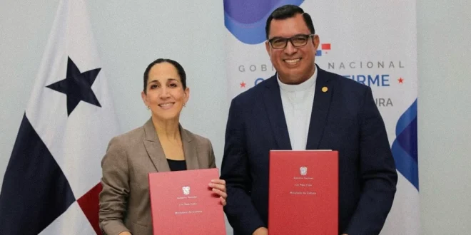 Firma de convenio de cooperación académica entre MiCultura y USMA en Panamá para el desarrollo de la economía creativa