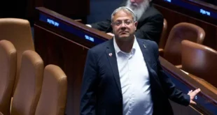 Itamar Ben Gvir, ministro israelí de Seguridad Nacional, durante una declaración pública.