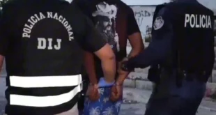 Efectivos de la Policía Nacional durante la Operación Harpía en San Miguelito