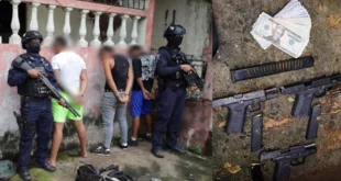 Efectivos de la Policía Nacional durante la Operación Laberinto en San Miguelito