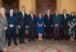 El presidente Mulino durante su encuentro diplomático en Perú