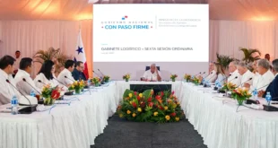 Presidente José Raúl Mulino durante su gira en Colón