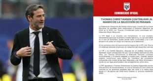 Continuidad de Thomas Christiansen como técnico de la selección de Panamá