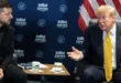 Donald Trump y Volodimir Zelenski en la cumbre de la OTAN