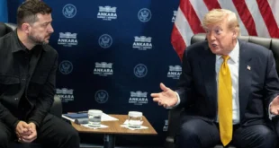 Donald Trump y Volodimir Zelenski en la cumbre de la OTAN