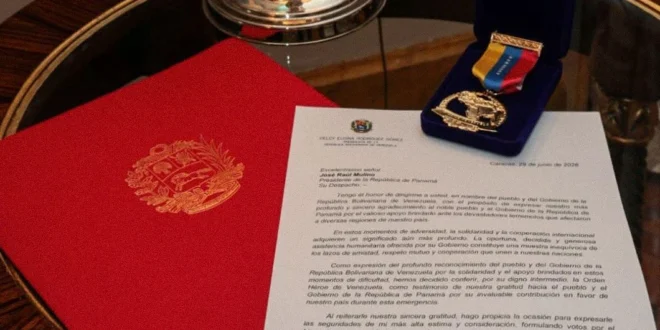 Venezuela reconoce a Panamá por ayuda humanitaria tras terremotos