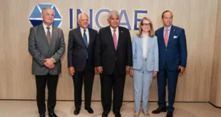 Firma del convenio educativo entre INCAE e IFARHU presidido por José Raúl Mulino en Panamá
