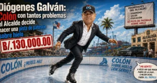 Licitación de una pista de patinaje sobre hielo en Colón en medio de una crisis social y de infraestructura.
