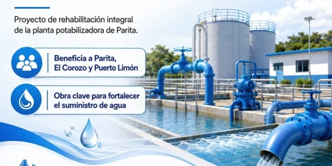 Rehabilitación de la planta potabilizadora de Parita por Constructora RODSA