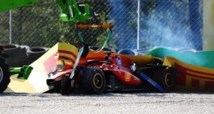 Estado de salud y análisis del accidente de Charles Leclerc en el GP de Italia