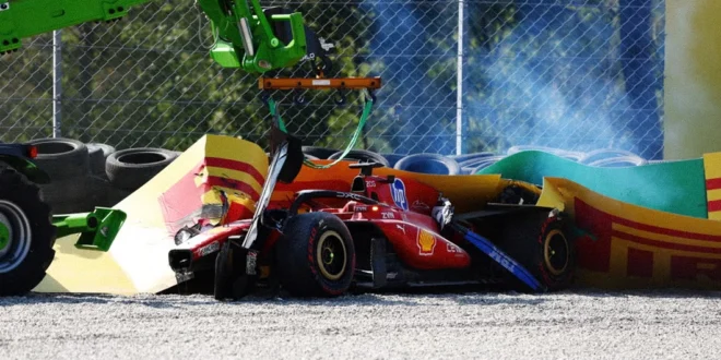 Estado de salud y análisis del accidente de Charles Leclerc en el GP de Italia