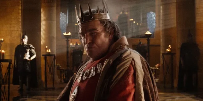 Jim Caviezel caracterizado como el rey Herodes en la película Zero A.D.