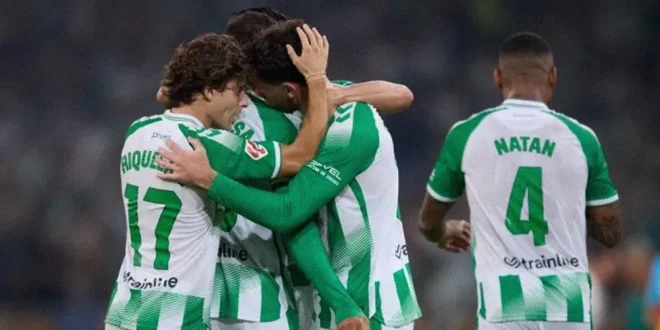 Victoria del Real Betis sobre el Real Madrid en LaLiga