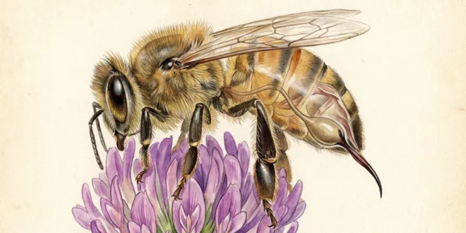Aguijón de abeja: cómo sigue inyectando veneno después de desprenderse