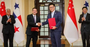 Firma del acuerdo estratégico entre autoridades de Panamá y Singapur