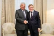 El presidente José Raúl Mulino recibe al ministro de Relaciones Exteriores de Alemania en el Palacio de las Garzas.