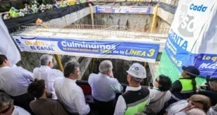 Llegada de la tuneladora Panamá a Albrook y avances en la Línea 3 del Metro bajo la administración de José Raúl Mulino